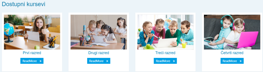 Dostupni kursevi za jezik